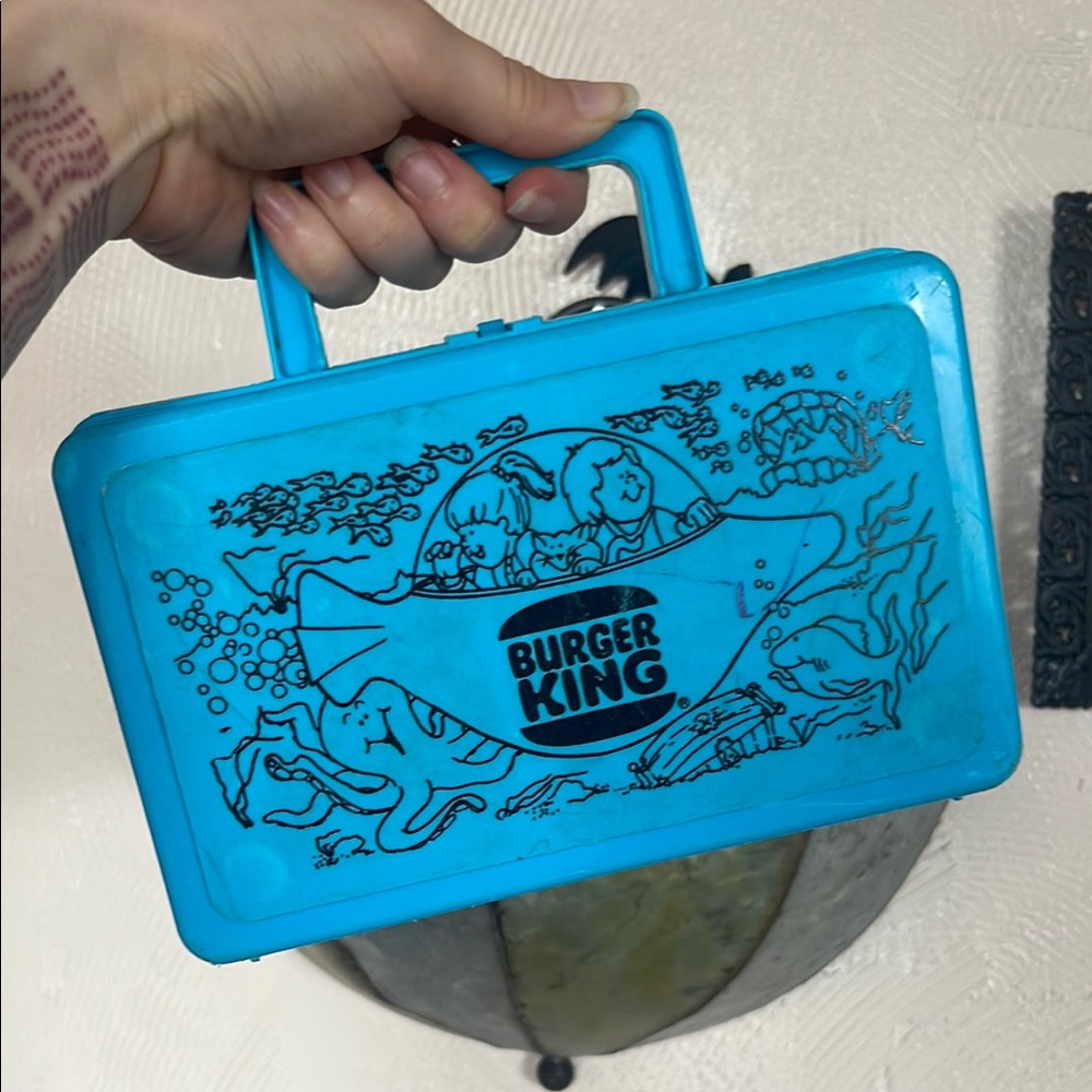 Burger King Blue Lunch Box